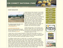 Tablet Screenshot of jimcorbettnationalpark.com